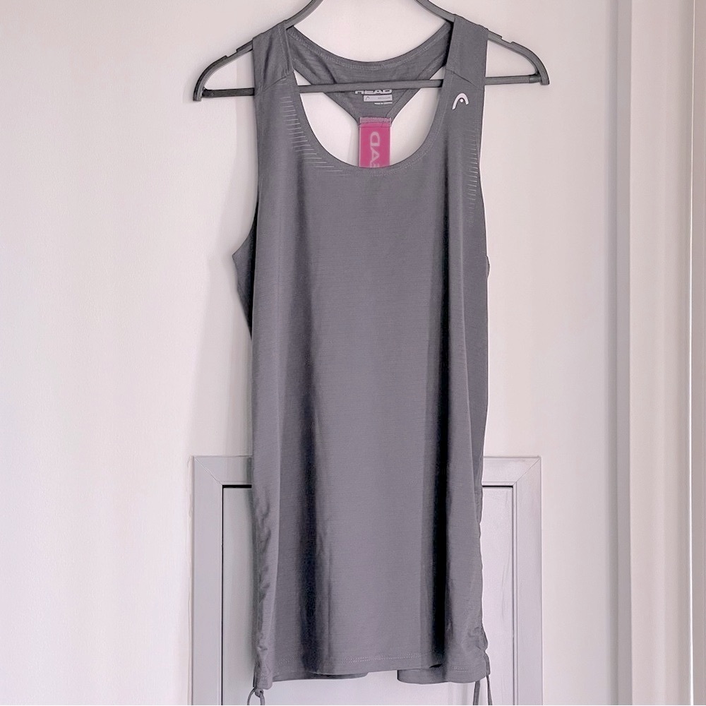 💗 HEAD Charcoal Athletic Tank Top